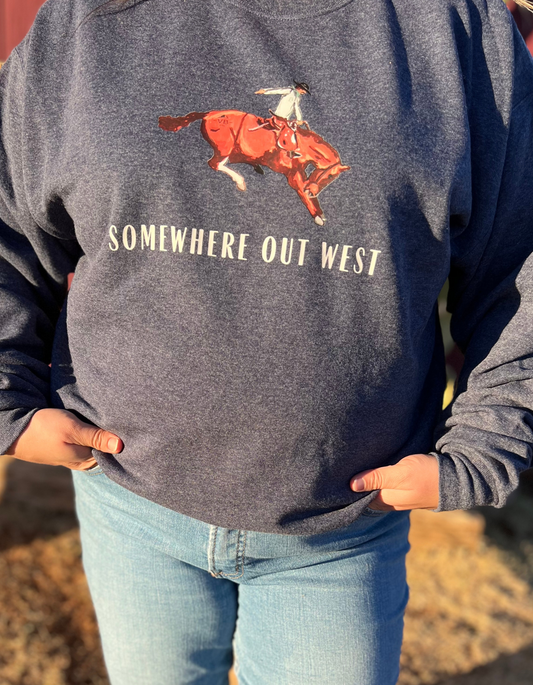 Somewhere Out West Crewneck