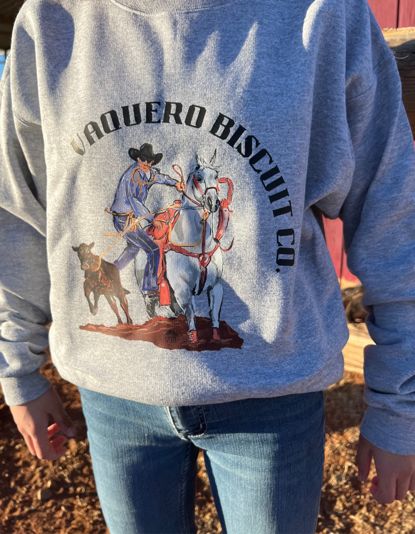 Calf Roping Crewneck